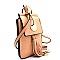 HY2043-LP Hardware and Tassel Accent Cellphone Holder Cross Body