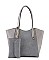 3 IN 1 FASHION CURVED TOTE BAG SET