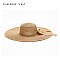 Women's Floppy Wide Brim Sun Protection Straw Hat