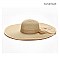 Women's Floppy Wide Brim Sun Protection Straw Hat