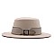 Fedora Woolen Belt Accent Warm Hat