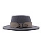 Fedora Woolen Belt Accent Warm Hat