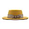 Fedora Woolen Belt Accent Warm Hat