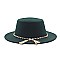 Fedora Woolen Pearl Accent Warm Hat