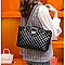 Quilted Medium CHAIN ACCENT Shoulder Bag