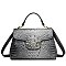 Exceptional Quality Crocodile Medium Size Satchel