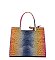 Tie-dyed 3 in 1 Croc Tote-Crossbody Bag