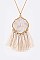 Geometric Pendant With Tassels Necklace LA-CN4146