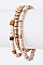 Flashy Mix Color Stretch Bracelet Set