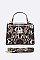 Stylish Snake Print Crossbody Swing Bag