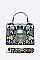 Stylish Snake Print Crossbody Swing Bag