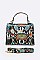 Stylish Snake Print Crossbody Swing Bag