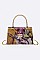 Stunning Crystal Top Handle Swing Clutch Bag