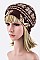 Classy Pixel Print Convertible Beanie LA-EMH8548