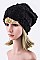 Chic Floral Cotton Lace Crochet Beanie LA-EMH8547