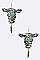 X-large Calf Head Shaped Trendy Earrings