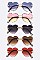 Pack of 12 Heart Shape Iconic Sunglasses Set