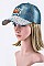 POW Patch & Crystal Embelished Cap LA-EMH8441P