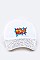 POW Patch & Crystal Embelished Cap LA-EMH8441P