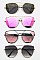 Pack of 12 Pieces Iconic Wired Browline Sunglasses LA113-POP7366