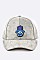HAMSA / EVIL EYE Patch Suede Cap  LA-35020U