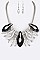 Abstract Crystal & Enamel Statement Necklace Set LA-YNE3231