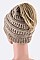 PACK OF 12 PONYTAIL RAISE KNIT BEANIE SET