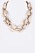 Chunky Celluloid Chain Iconic Necklace LA-S4635