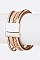 Stylish Stone Leather Magnetic Bracelet