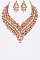 FASHIONABLE CRYSTAL STATEMENT NECKLACE S