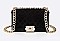 Engaging Velvet Quilted Iconic Shoulder Bag