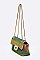 Charming Full Stone Rainbow Mini Bag