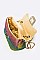 Charming Full Stone Rainbow Mini Bag