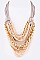 MICRO BEADS LAYERED NECKLACE