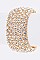 Classic Crystal Covered Stretch Bracelet LA-BQ7795