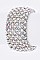 Classic Crystal Covered Stretch Bracelet LA-BQ7795