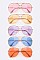 Pack of 12 Pieces Light Color Tint Aviator Sunglasses LA108-52003C1