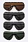 Pack of 12 Pieces Iconic Studded Shield Sunglasses  LA108-96183P