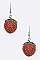 ICONIC CRYSTAL STRAWBERRY EARRINGS