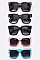 Pack of 12 Pieces Oversize Resin Square Sunglasses LA108-9M036