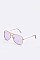 Pack of 12 Pieces Light Color Tint Aviator Sunglasses LA108-52003C1