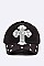 Crystal Cross Embelished Fashion Cap LA-HT1002