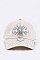 Crystal Cross Embelished Fashion Cap LA-HT1002