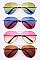 Pack of 12 Pieces 2 Tone Aviator Sunglasses Set LA108-52015MHC3