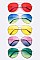 Pack of 12 Pieces Mix Tone Aviator Sunglasses Set LA108-659C