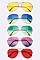 Pack of 12 Pieces Mix Tone Aviator Sunglasses Set LA108-663C