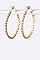 Skinny Color Rhinestone Hoop Earrings