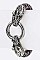 Classic Dragon Heads Braided Leather Bracelet LAEML8071