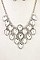 CRYSTAL TEARDROP BIB NECKLACE SET