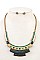TIERED BEAD ACCENT CHAIN NECKLACE SET